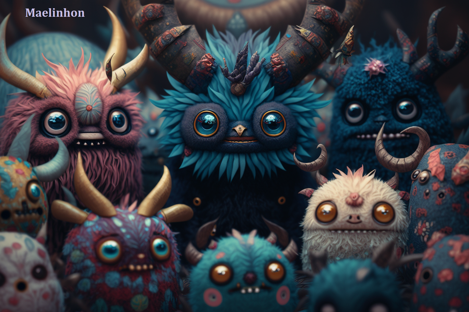 Язычество: а где все? Maelinhon  - Maelinhon_many_little_cute_forest_devils_and_spirits_smiling_ho_a73e265f-9051-4f73-8816-b88687d4c9b5.png