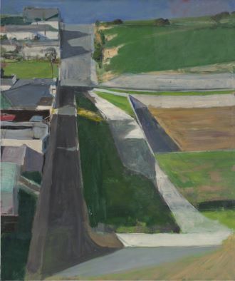 Вторая справа. Выход на террасу последнего этажа блог - R.Diebenkorn_cityscape1.jpg