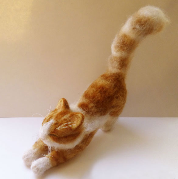 Котик из шерсти - KotikRed.jpg