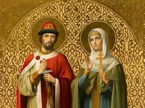 День Петра и Февронии 8 июля. Молитвы, приметы, ритуалы, заговоры - Икона святых Петра и Февронии.jpg