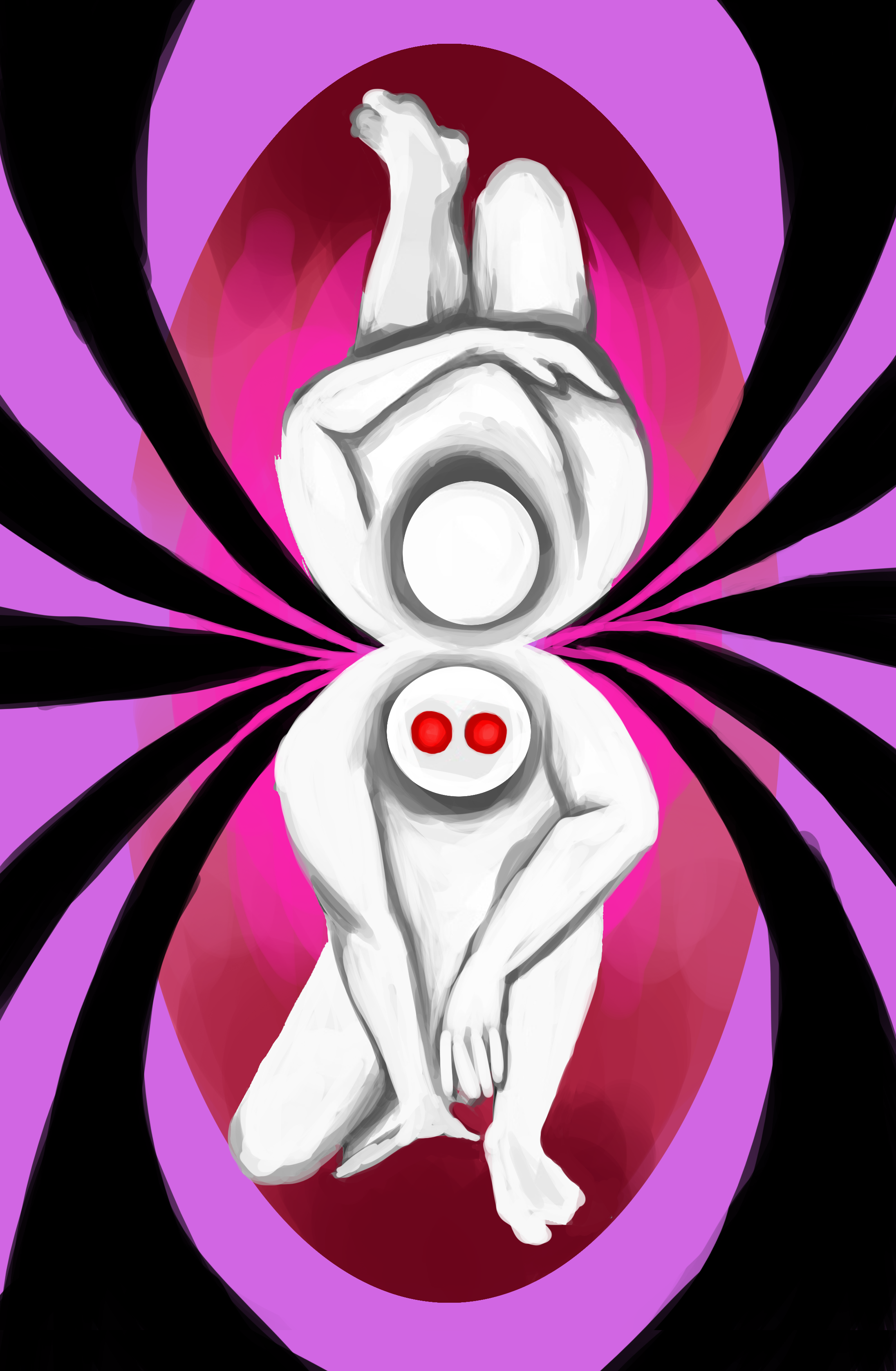 рисовала свою колоду таро - влюбленные.png