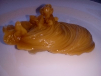 Это низ первого отлива. Верх был абсолютно ровный.