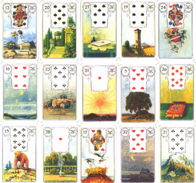 Расклад на месяц 15 карт Ленорман - 15 карт я декабрь.png